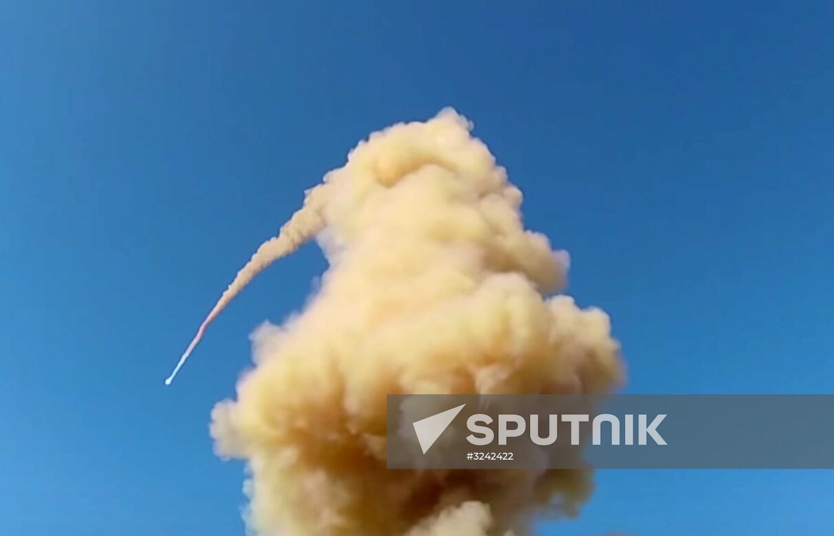 Intermissile launch from Sary Shagan testing ground