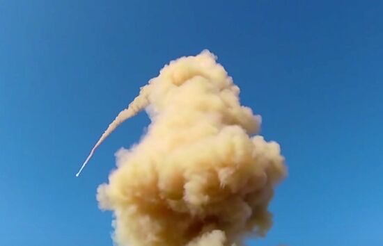 Intermissile launch from Sary Shagan testing ground