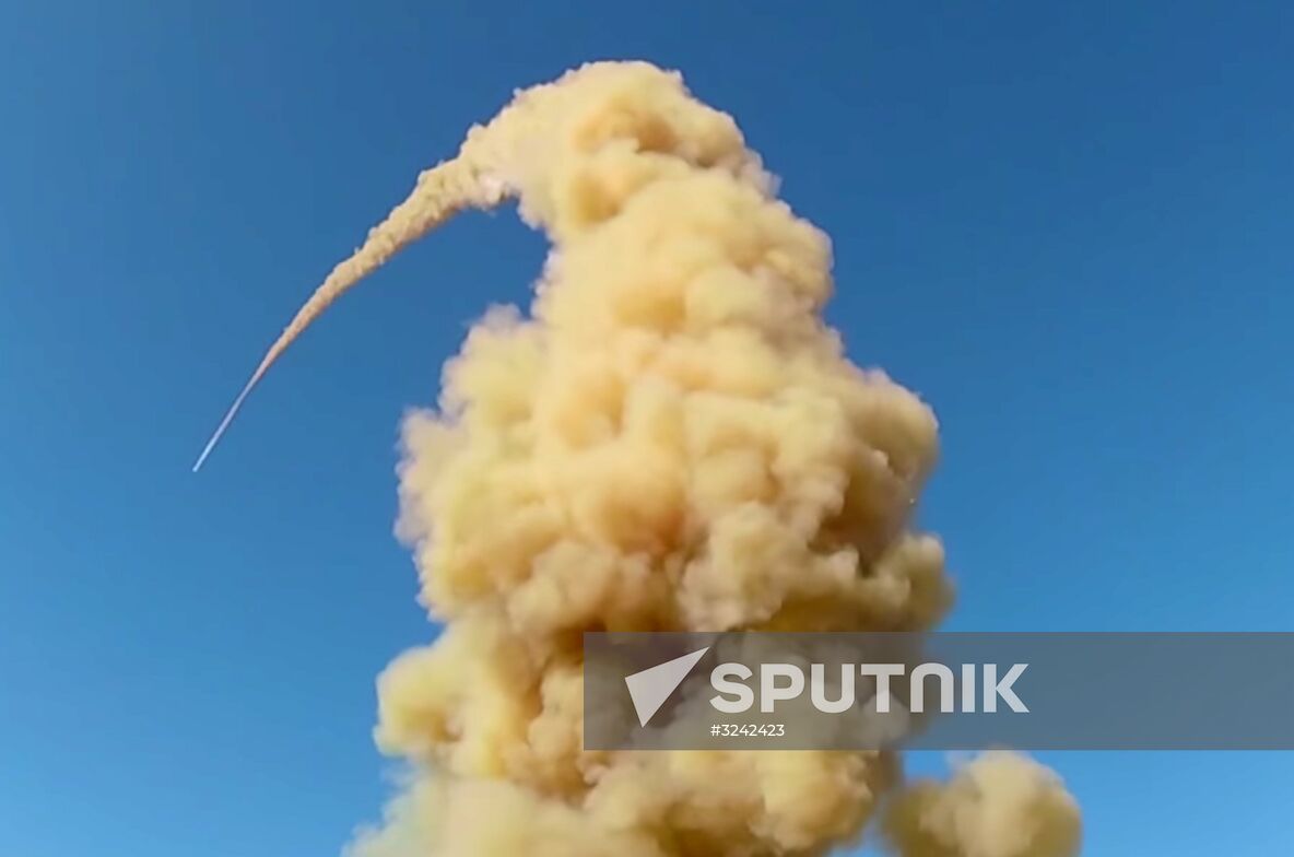 Intermissile launch from Sary Shagan testing ground