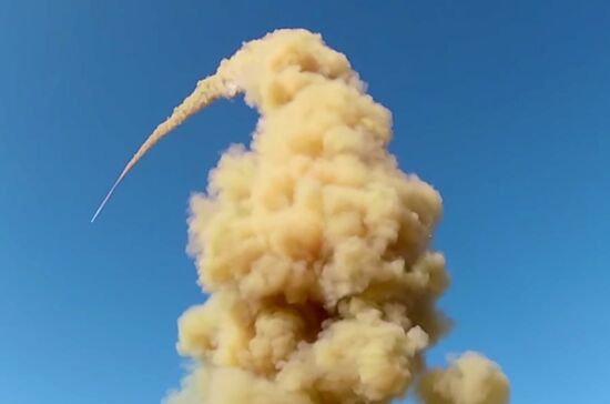 Intermissile launch from Sary Shagan testing ground