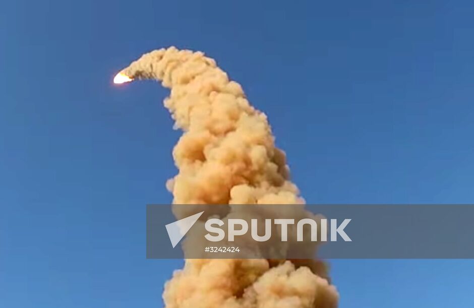 Intermissile launch from Sary Shagan testing ground