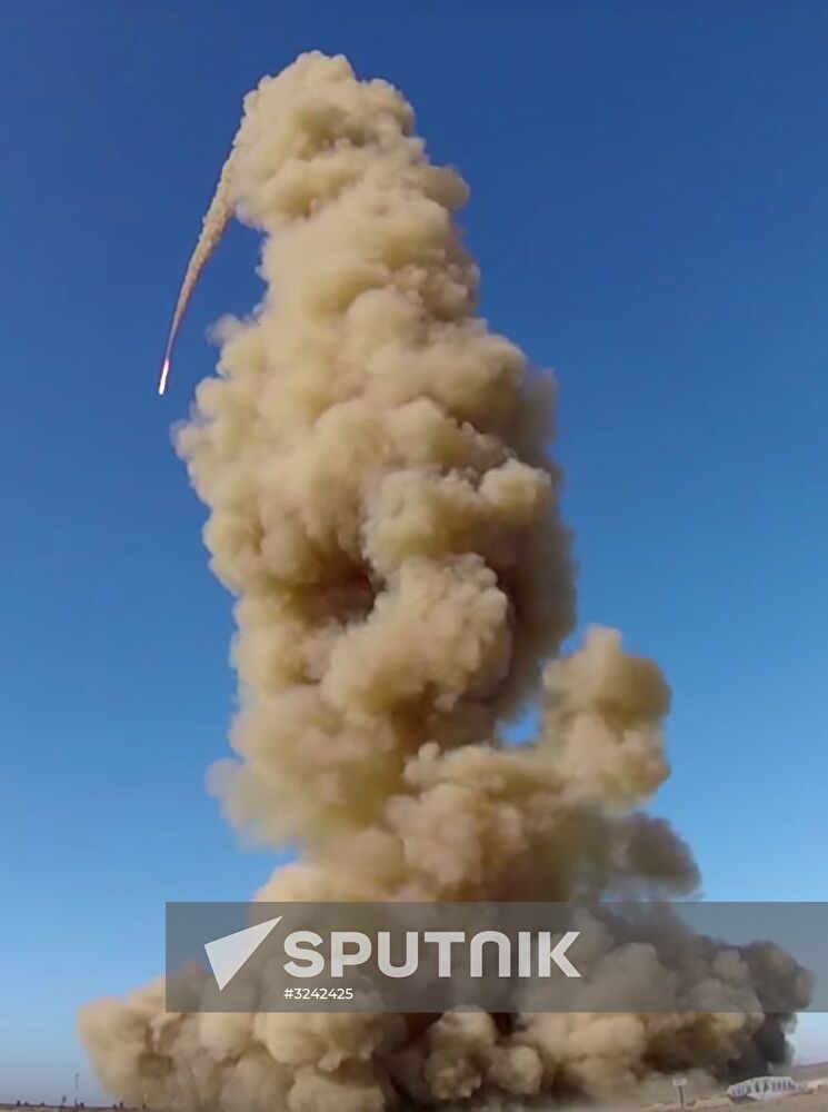 Intermissile launch from Sary Shagan testing ground