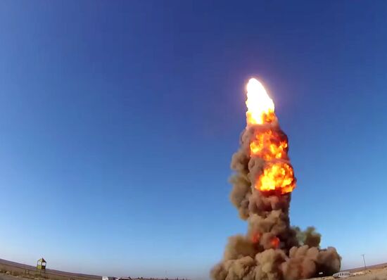 Intermissile launch from Sary Shagan testing ground