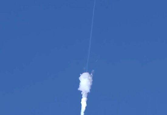 Intermissile launch from Sary Shagan testing ground