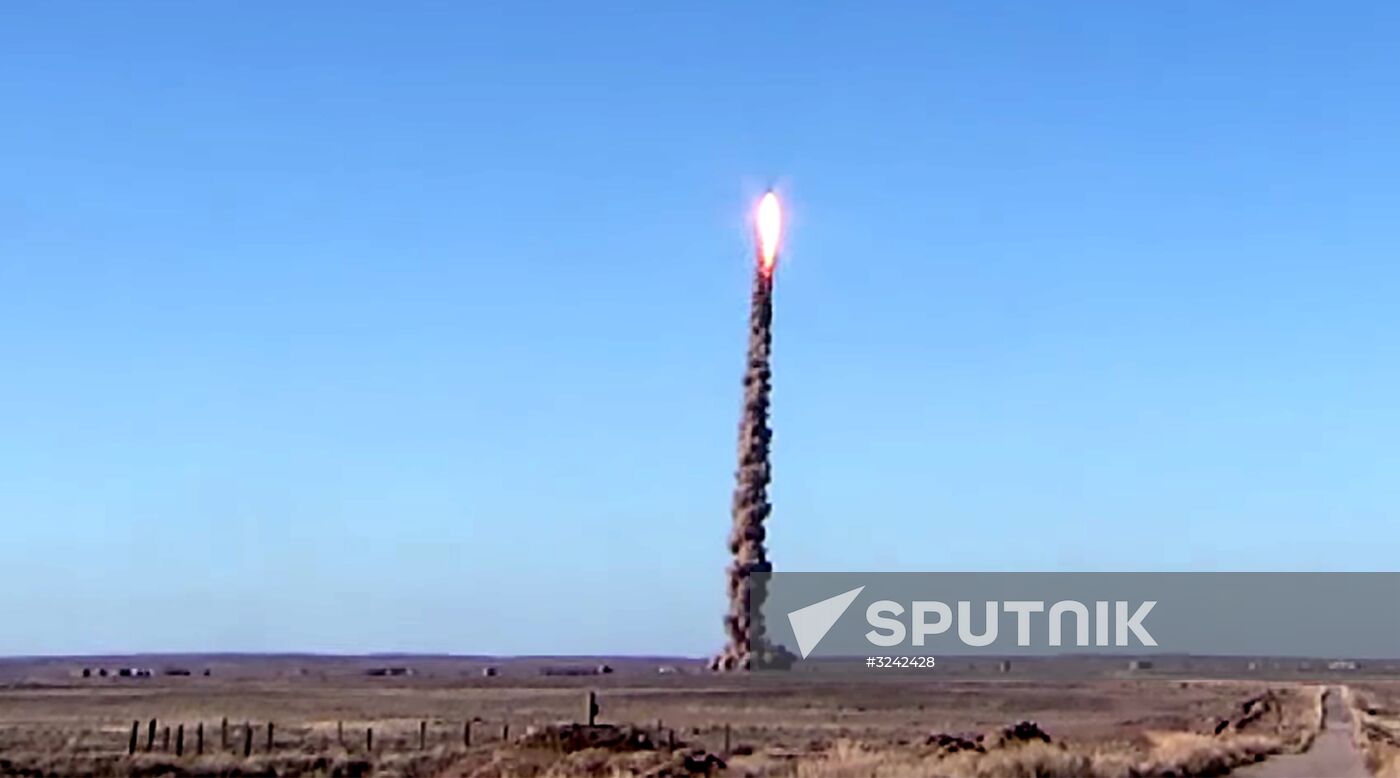 Intermissile launch from Sary Shagan testing ground