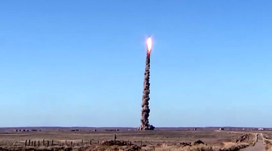 Intermissile launch from Sary Shagan testing ground