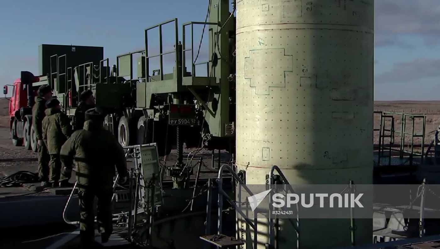 Intermissile launch from Sary Shagan testing ground