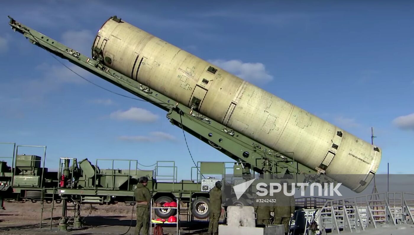 Intermissile launch from Sary Shagan testing ground