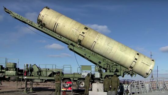 Intermissile launch from Sary Shagan testing ground