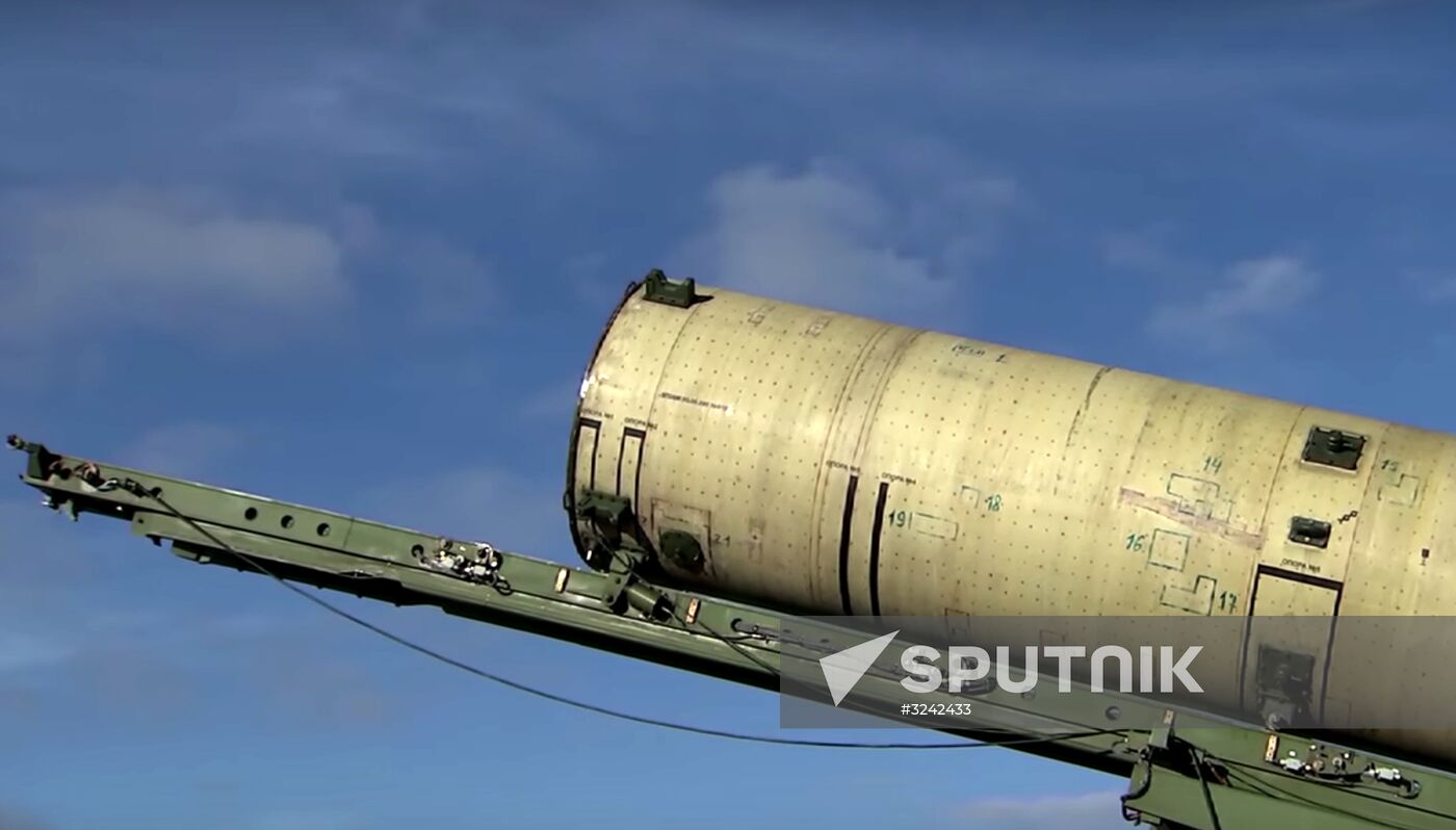 Intermissile launch from Sary Shagan testing ground