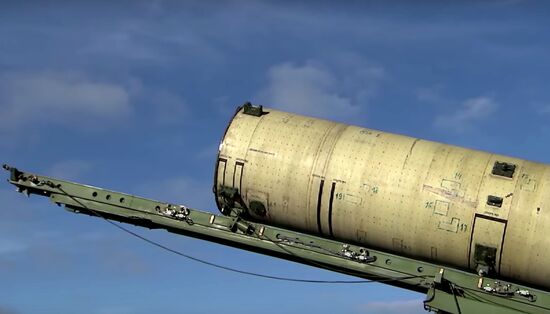 Intermissile launch from Sary Shagan testing ground