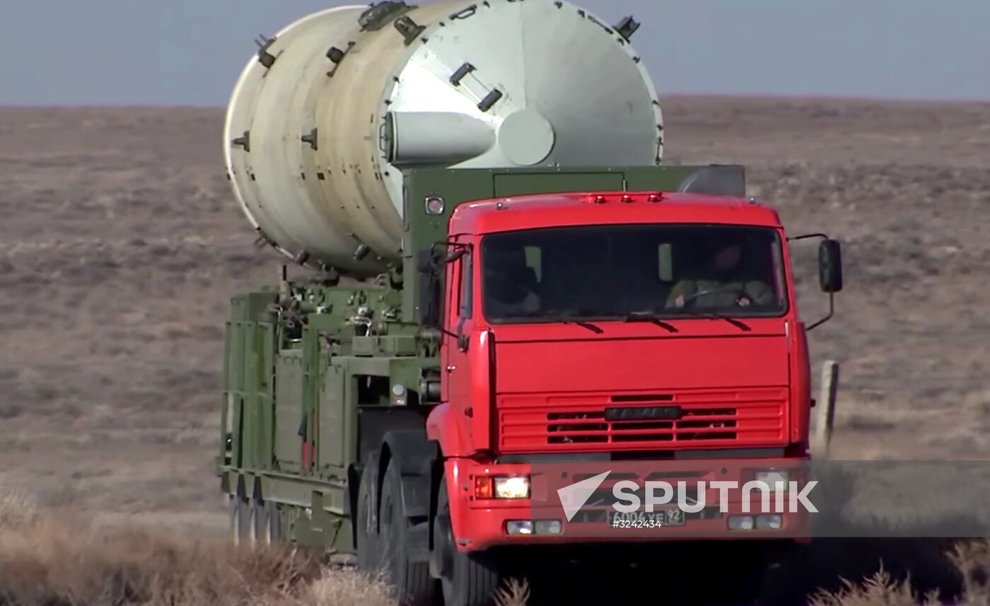 Intermissile launch from Sary Shagan testing ground