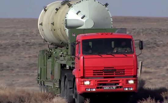 Intermissile launch from Sary Shagan testing ground
