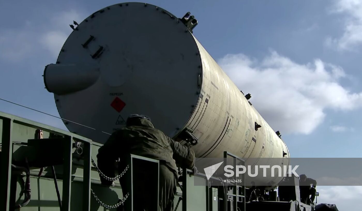 Intermissile launch from Sary Shagan testing ground