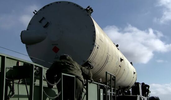 Intermissile launch from Sary Shagan testing ground