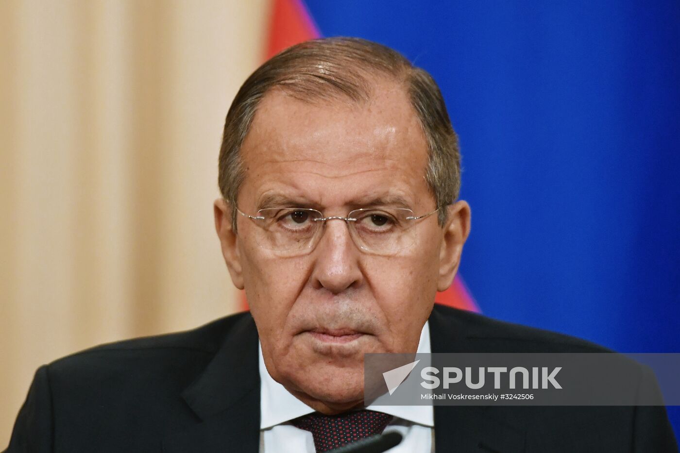 Foreign Minister Sergei Lavrov meets with Japanese counterpart, Taro Kono