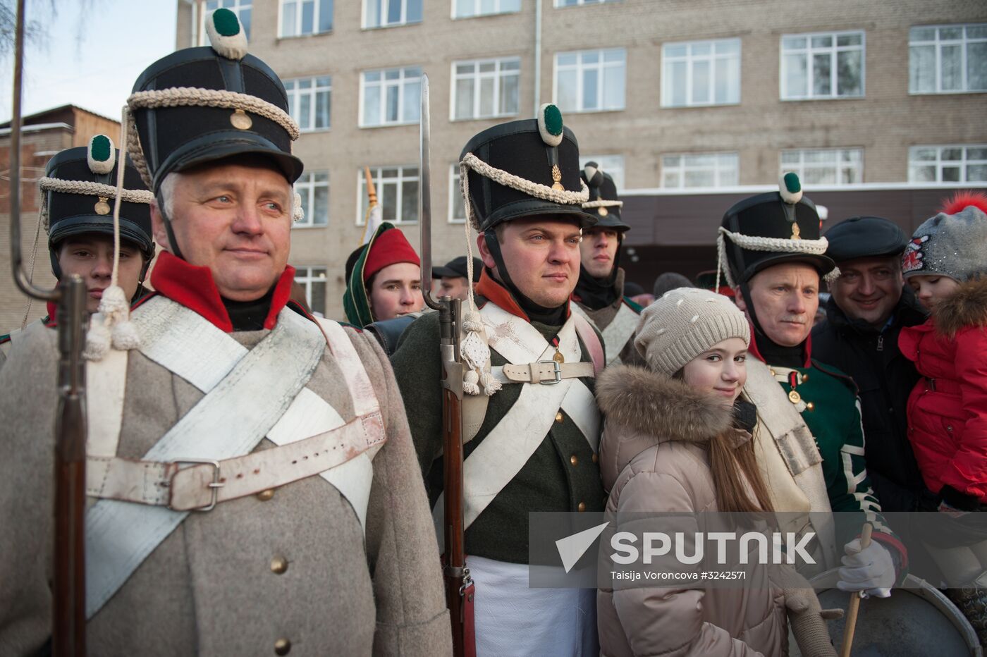 Unveiling of Alexander Suvorov monument in Tomsk