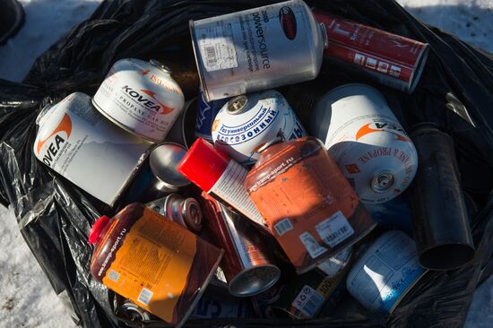 Campaign for cleaning up foot of Belukha Mountain