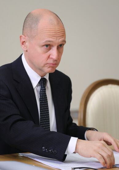 Russian President Vladimir Putin chairs meeting on economic matters