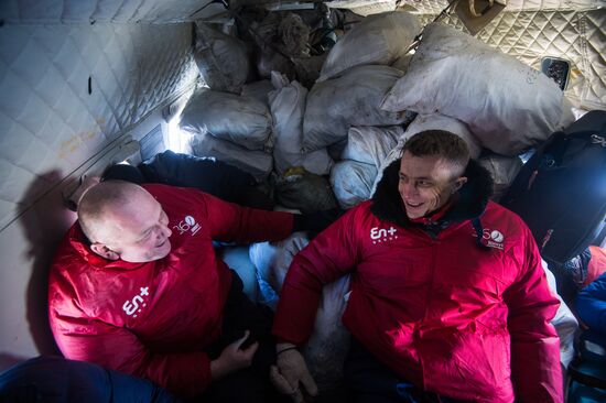 Campaign for cleaning up foot of Belukha Mountain