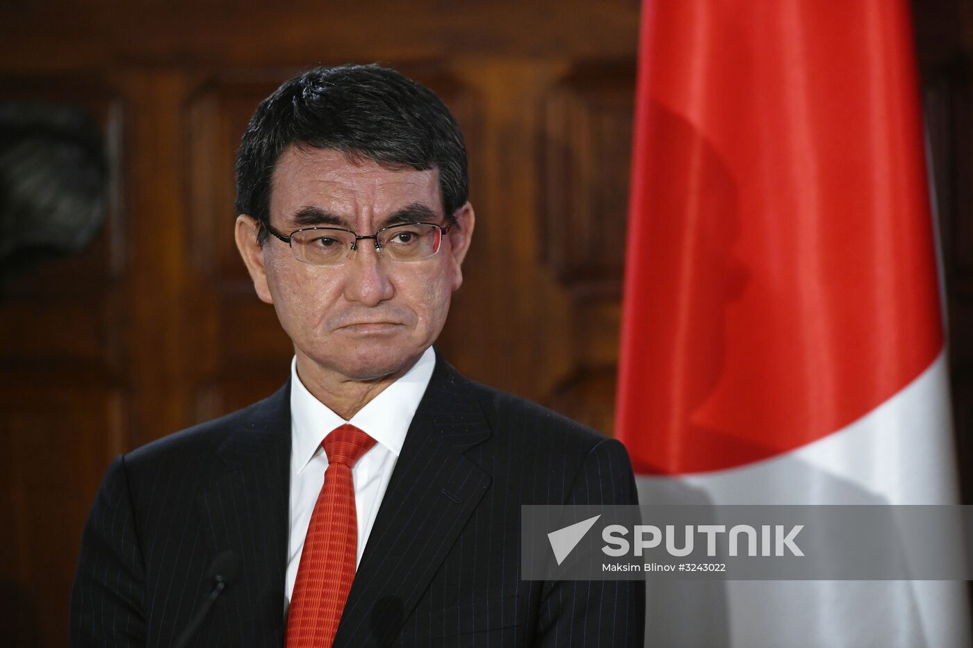 First Deputy Prime Minister Igor Shuvalov meets with Japanese Foreign Minister Taro Kono