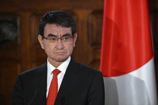 First Deputy Prime Minister Igor Shuvalov meets with Japanese Foreign Minister Taro Kono