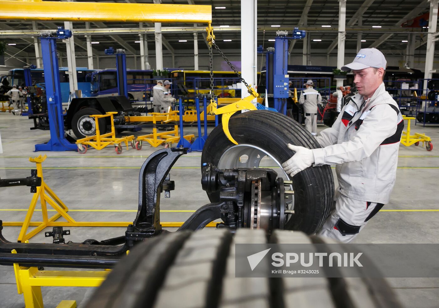 Chassis manufacturing for Volgabus buses in Volgograd