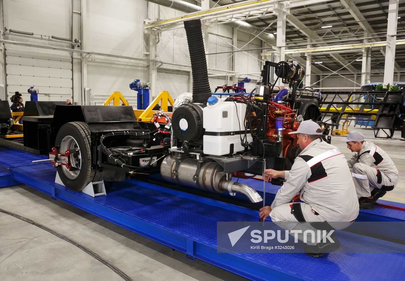 Chassis manufacturing for Volgabus buses in Volgograd