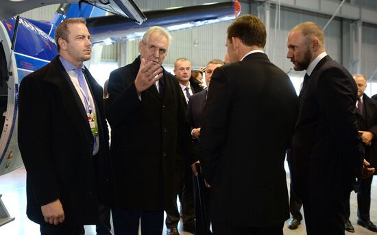 Czech President Milos Zeman visits Yekaterinburg