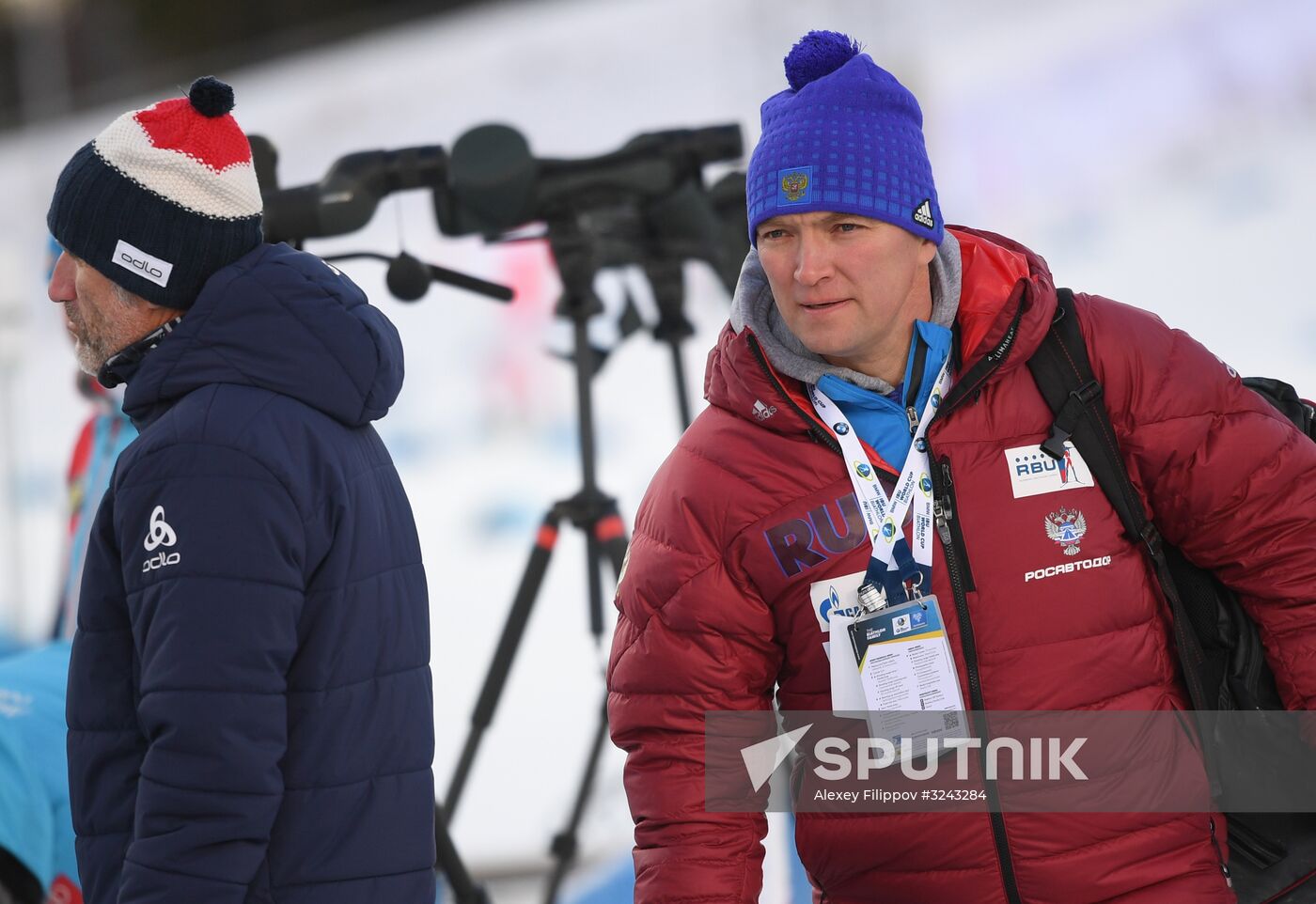 Biathlon. World Cup 1. Training sessions