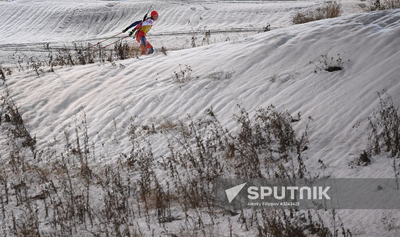 Biathlon. World Cup 1. Training sessions