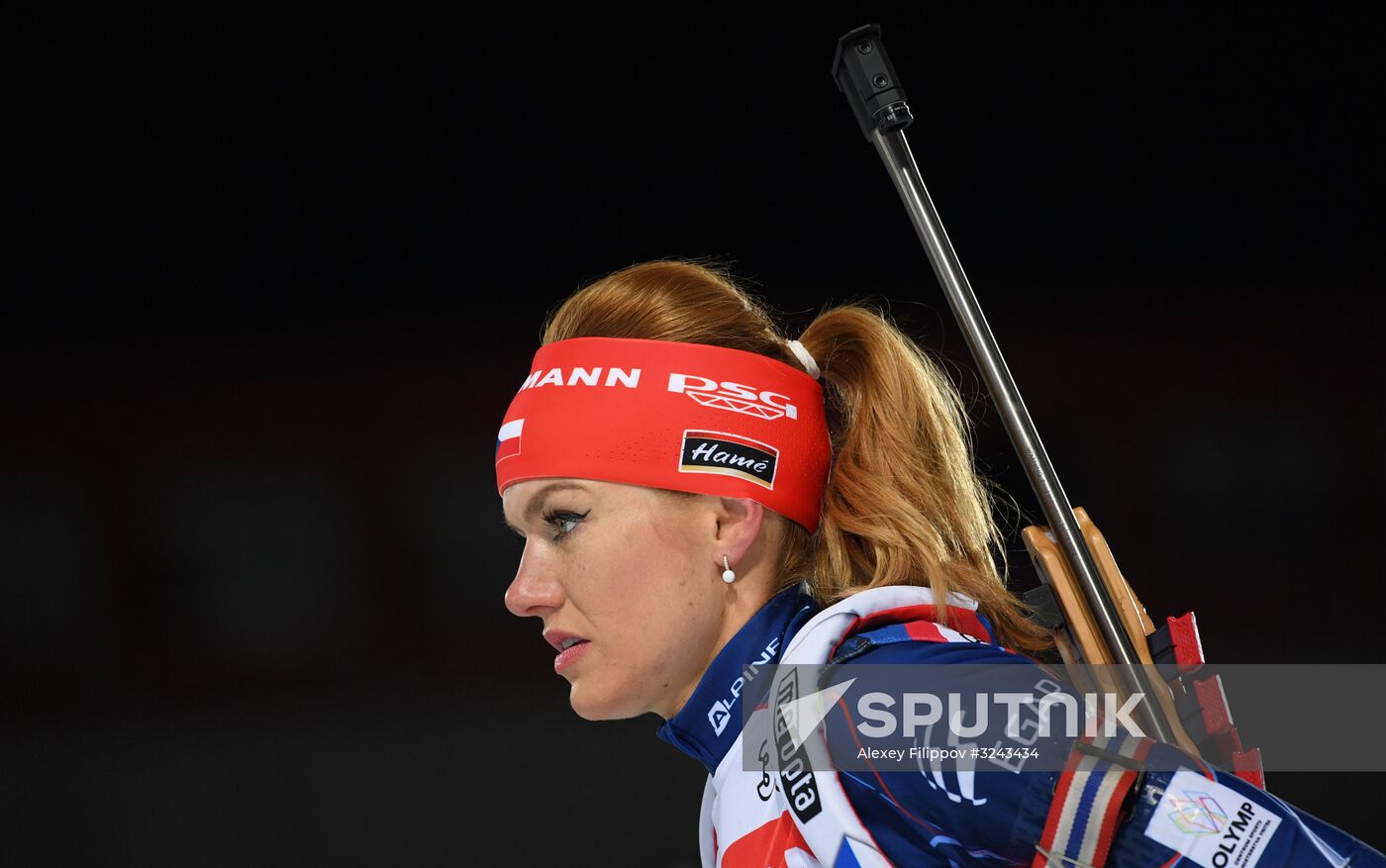 Biathlon. World Cup 1. Training sessions