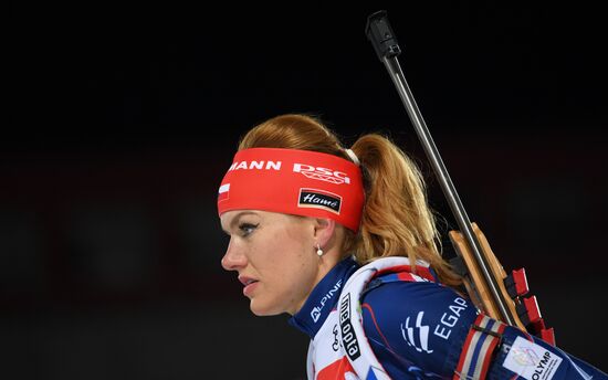 Biathlon. World Cup 1. Training sessions