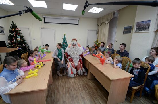 Russia's official Father Frost visits Yekaterinburg