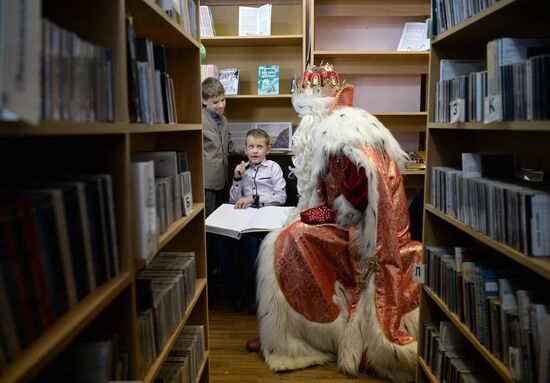 Russia's official Father Frost visits Yekaterinburg