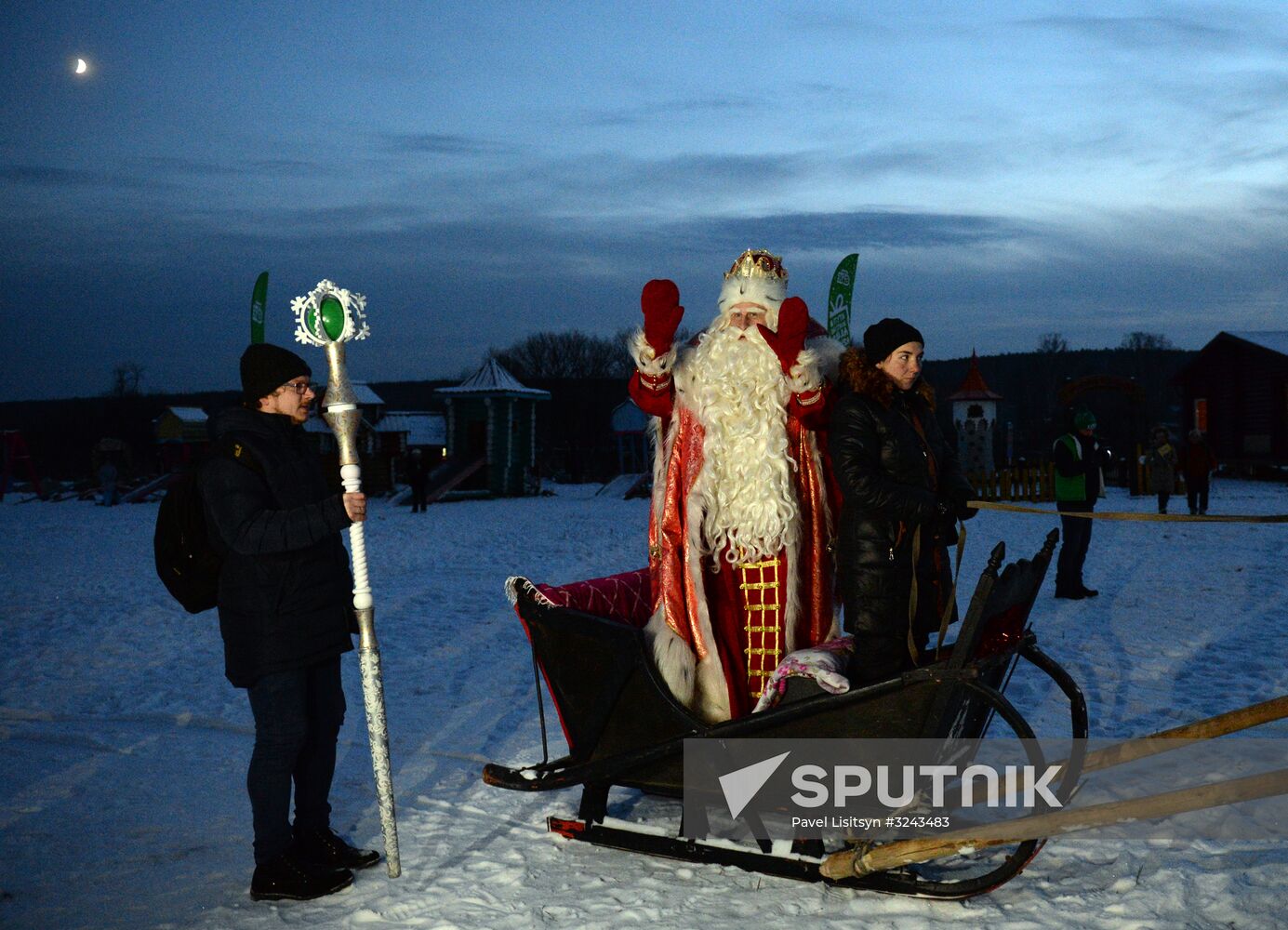 Russia's official Father Frost visits Yekaterinburg