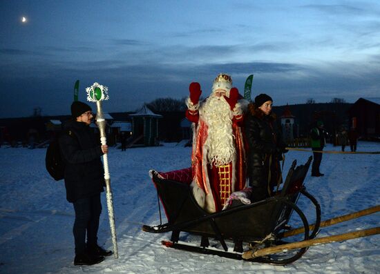 Russia's official Father Frost visits Yekaterinburg