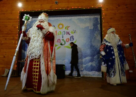 Russia's official Father Frost visits Yekaterinburg