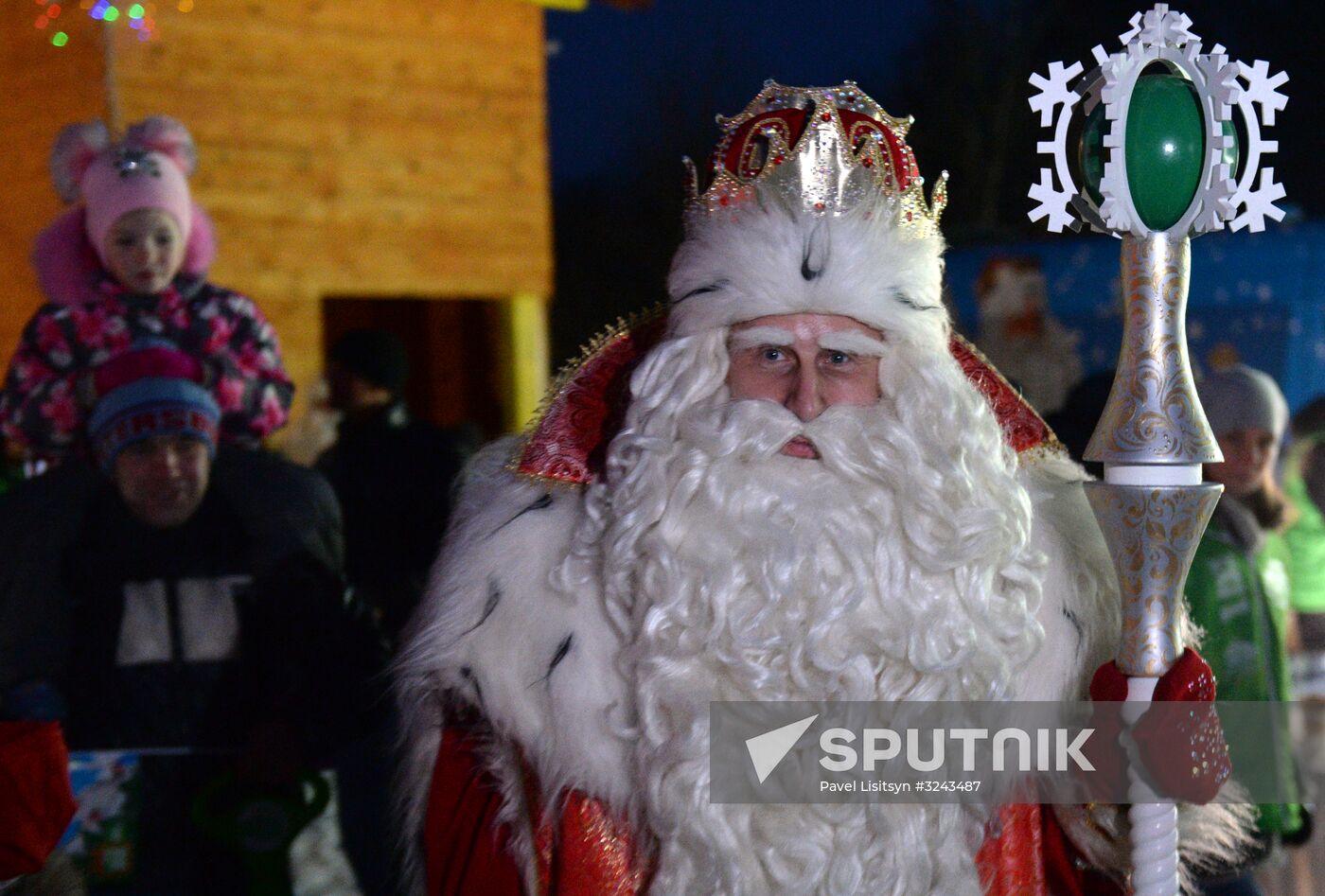Russia's official Father Frost visits Yekaterinburg
