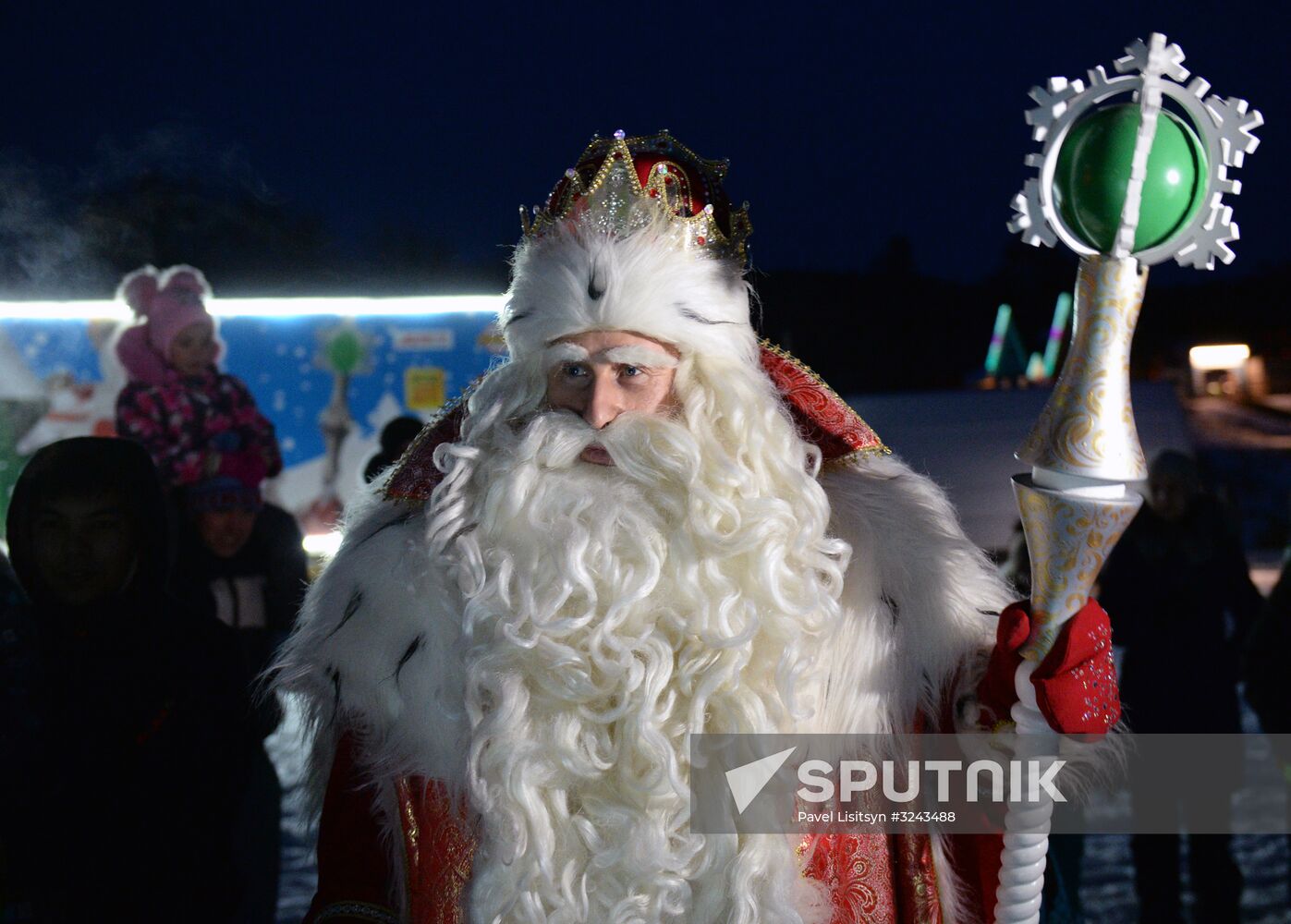 Russia's official Father Frost visits Yekaterinburg