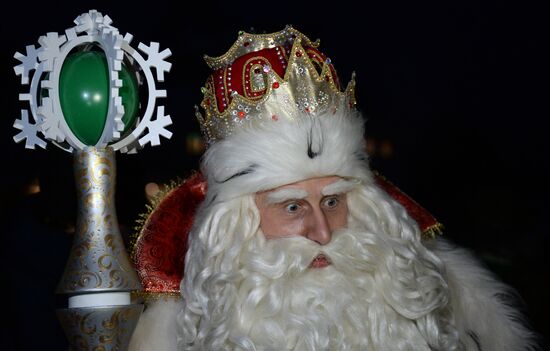 Russia's official Father Frost visits Yekaterinburg