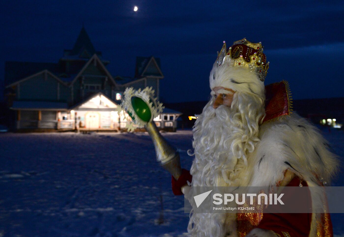 Russia's official Father Frost visits Yekaterinburg
