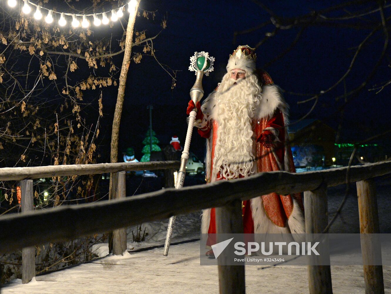 Russia's official Father Frost visits Yekaterinburg