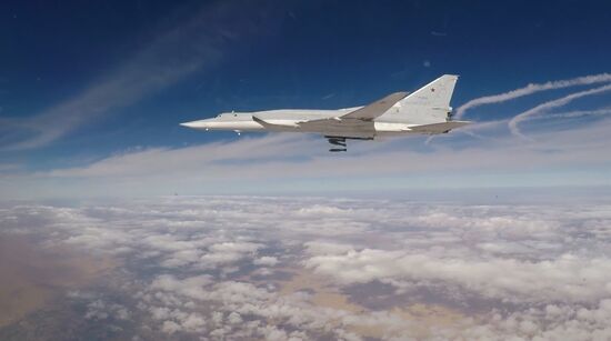 Six Tu-22M3 bombers strike terrorist facilities in Syria