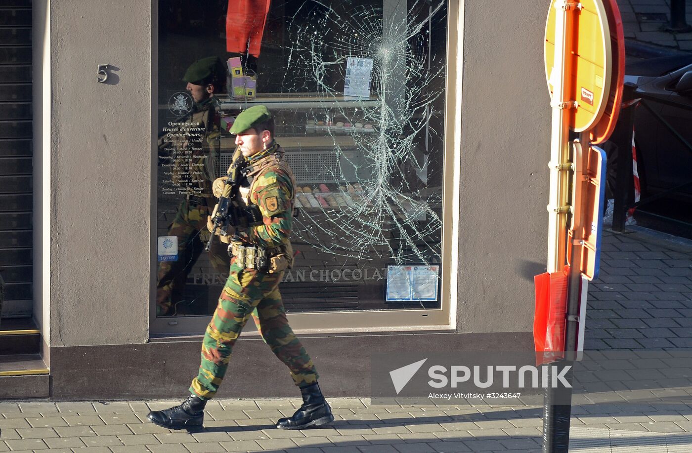 Aftermath of unrest in Brussels