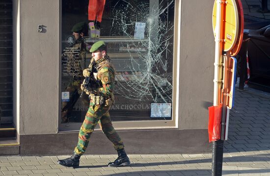 Aftermath of unrest in Brussels