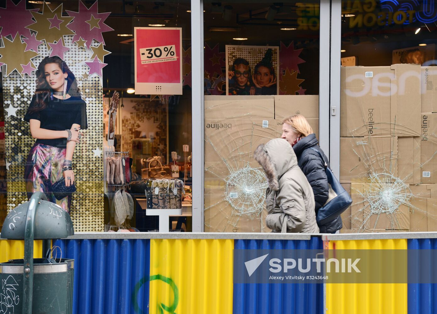 Aftermath of unrest in Brussels