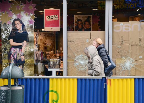 Aftermath of unrest in Brussels