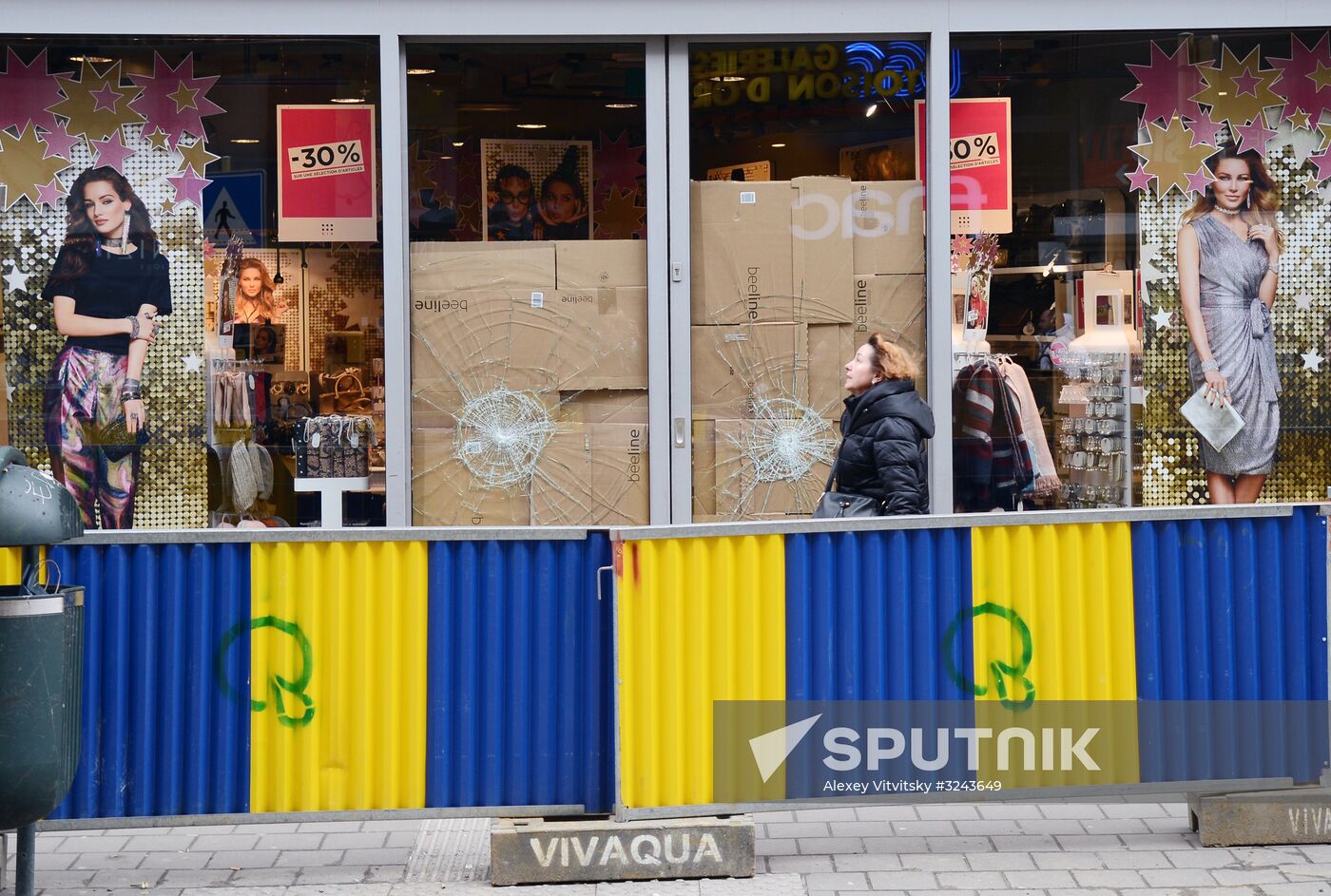 Aftermath of unrest in Brussels
