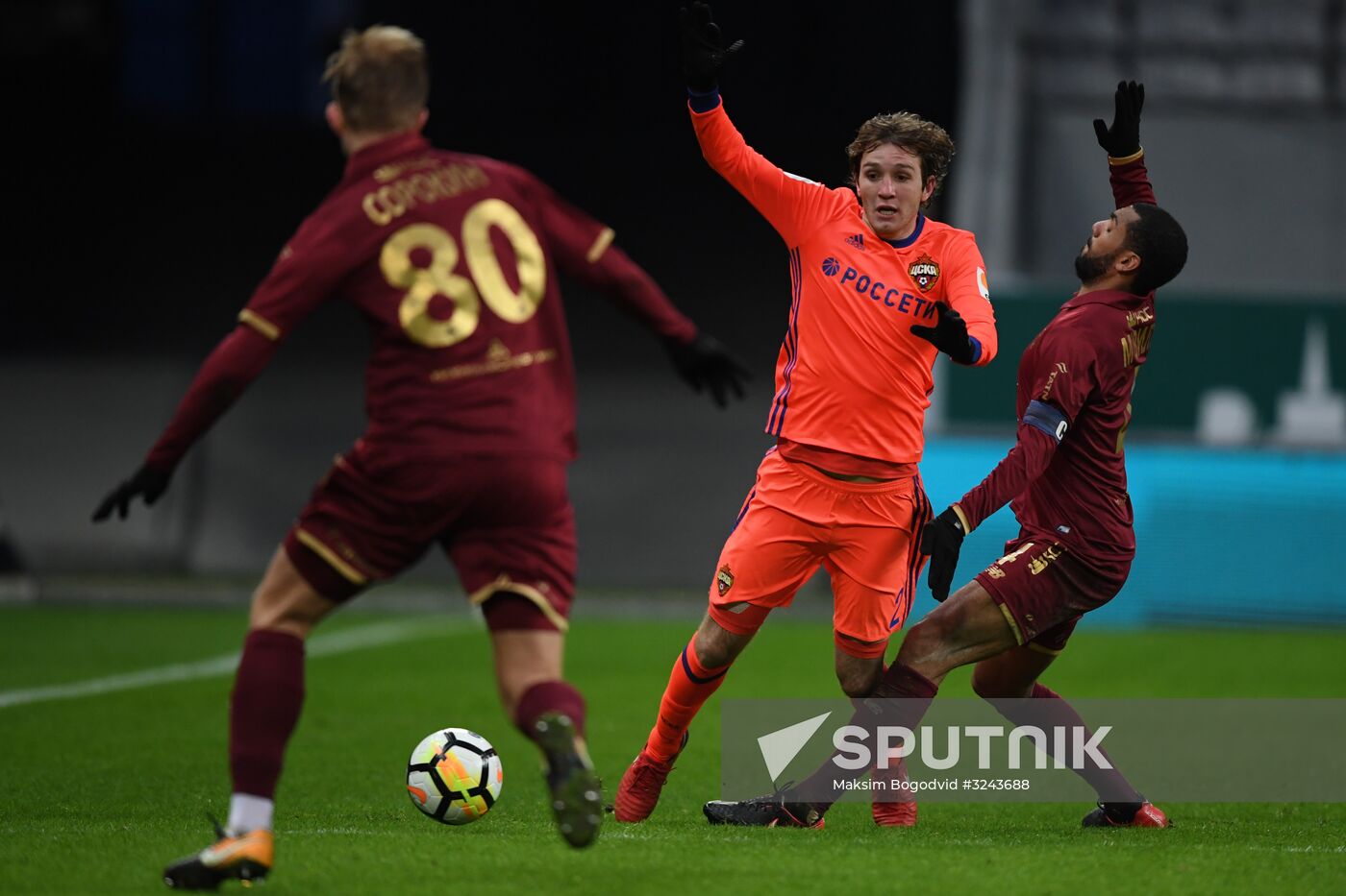 Russian Football Premier League. Rubin vs. CSKA